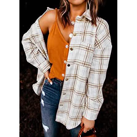 Women's Fall Plaid Shacket