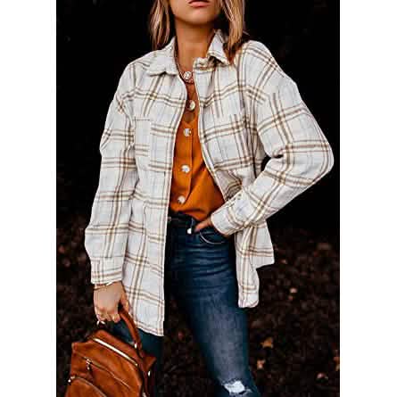 Women's Fall Plaid Shacket
