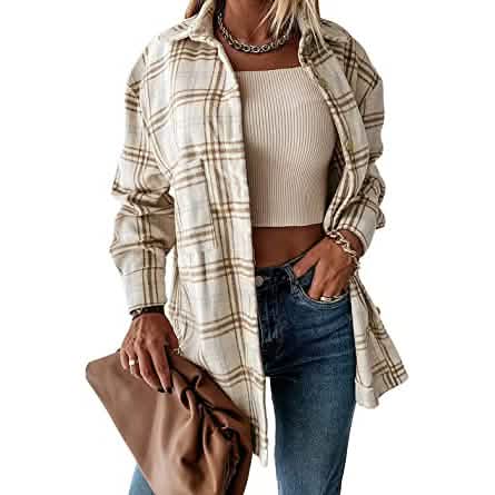 Women's Fall Plaid Shacket