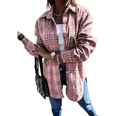 Women's Fall Plaid Shacket
